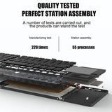 Mini Wireless Keyboard Bluetooth Touchpad Portable