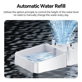 ROJECO Automatic Pet Feeder Gravity Water Fountain 8.5L